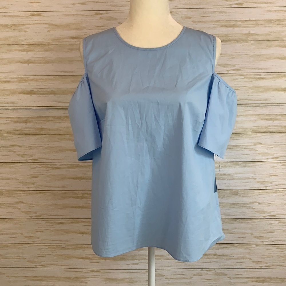 CeCe Cold Shoulder Top